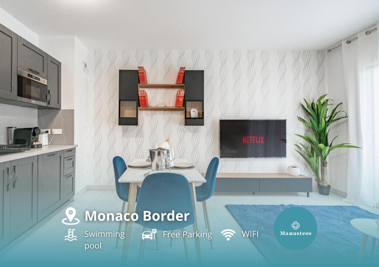דירות בוסוליי Frontiere Monaco, Terrasse Vue Mer, Tour Odeon - Ap מראה חיצוני תמונה